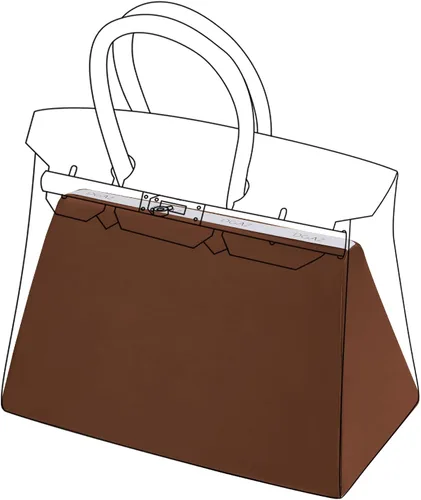 Vista 13 de DGAZ Funda moldeadora de almohada de lujo, espuma viscoelástica, se adapta a Birkin 20/25/30/35/40/45/50 (negro, BK20)