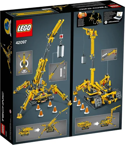 Vista 9 de LEGO Technic 42097 Kit de construcción de grúa sobre orugas compacta (920 piezas)