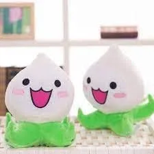 Vista 4 de Peluche de anime de cebolla de 7 pulgadas, lindo juguete para el hogar, sofá, almohada, decoración coleccionable, juguete