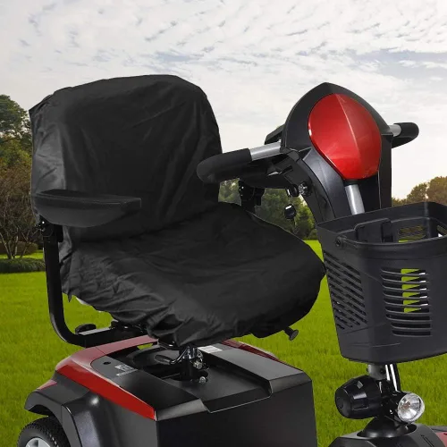 Vista 2 de Funda de asiento de scooter de movilidad, funda de asiento para silla de ruedas, cubierta de scooter de movilidad, funda de asiento impermeable