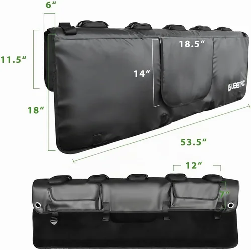 Vista 2 de Almohadilla Resistente para Compuerta de Bicicleta para Camionetas - Antideslizante, Impermeable y Protección Acolchada que se Adapta a la Mayoría