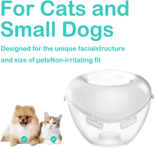 Vista 3 de Nebulizador para gatos y máscara de inhalador para gatos, máscara de oxígeno para mascotas para gatos, cachorros y perros pequeños