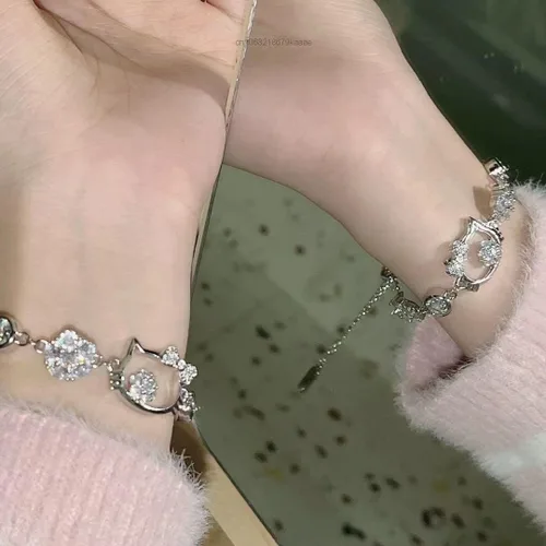 Vista 7 de RICHTRUE Pulseras Y2k Y2k, accesorios de grunge, pulsera estética Y2k para mujer, accesorios punk