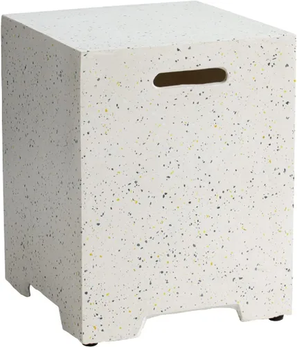 Vista 8 de HOMPUS - Mesa con cubierta para tanque de propano de 16 pulgadas para mesa de fuego, cubierta para tanque de gas de 20 libras, mesa de parrilla