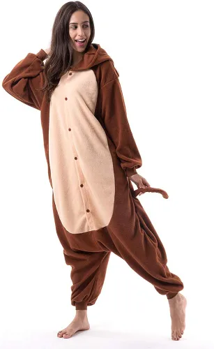 Vista 3 de Beauty Shine Unisex Adult Cartoon Costume Halloween Christmas Onesies Plush Cosplay Pajamas