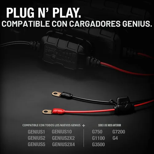 Vista 6 de NOCO GC002 X-Connect Accesorio de Terminal de Ojal M6 para Cargadores de Batería Inteligentes Genius