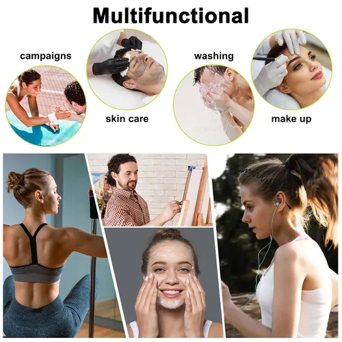 Vista 6 de Diademas de Metal, Con Dientes Cinta para el Cabello para Hombres, Diademas para Mujeres, Unisex Negro Ondulado Primavera Deportes al Aire Libre