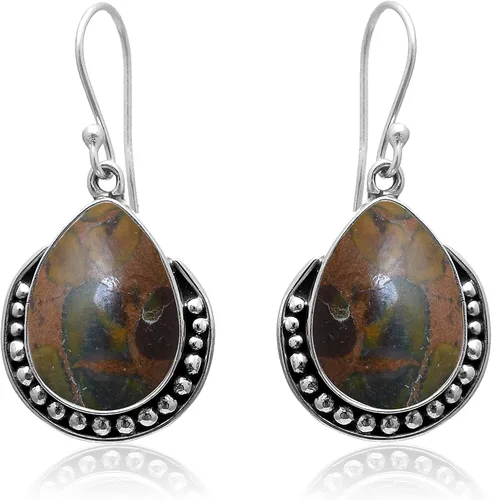 Vista 40 de Veracity Jewelry - Aretes de plata de ley con piedras preciosas para mujeres y niñas, regalo para su cumpleaños, aniversario, esposa, mamá, novia