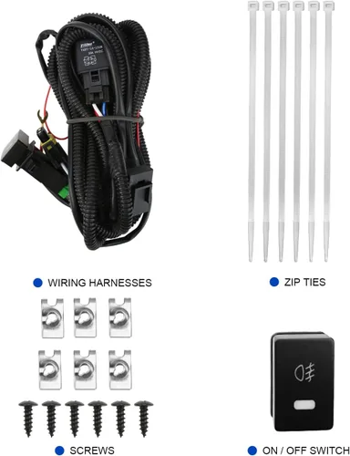 Vista 5 de Spec-D Tuning Luces antiniebla cromadas compatibles con Honda Civic 2014-2015 de 2 puertas, conjunto de par L+R