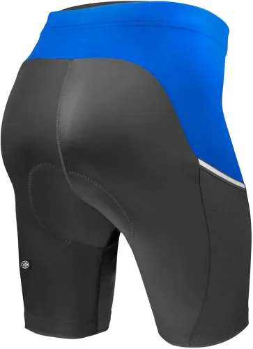 Vista 2 de Aero Tech Luna - Pantalones cortos de ciclismo acolchados para mujer con bolsillo reflectante
