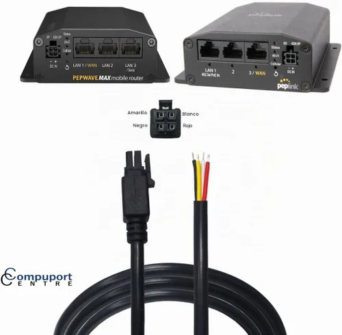 Vista 7 de CompuPort - Cable de alimentación Molex DC GPIO de arranque de 4 pines, puntas blindadas y soldadas, compatible con módems Microhard, Cradlepoint