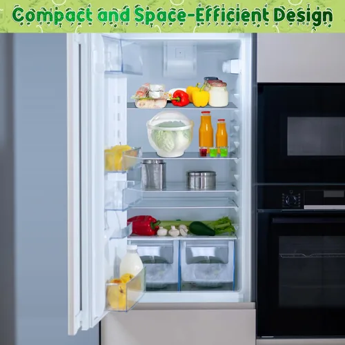 Vista 6 de Home-X Lechuga Keeper – Conservador de lechuga sin BPA para refrigerador para mantener ensaladas y verduras frescas – 7 x 8 pulgadas lechuga más