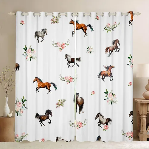 Vista 33 de Cortinas opacas de camuflaje con bandera estadounidense, regalo para niños, cortina de ventana de camuflaje verde con rayas negras, estrellas