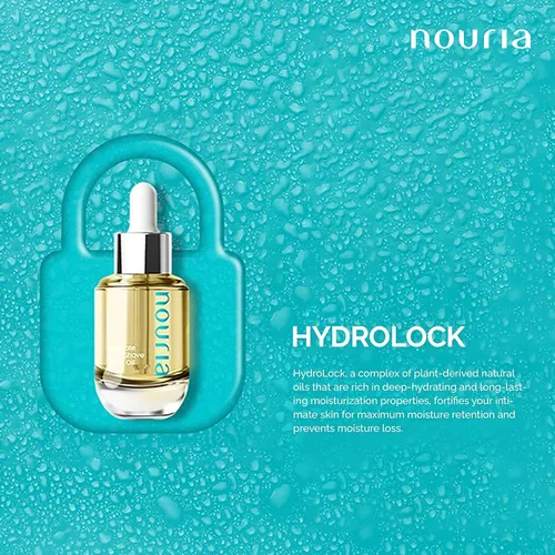 Vista 5 de Coochy Plus HydroLock - Kit de 3 pasos para afeitado íntimo: aceite de elixir para antes del afeitado NOURIA + crema de afeitado Coochy Plus Coco