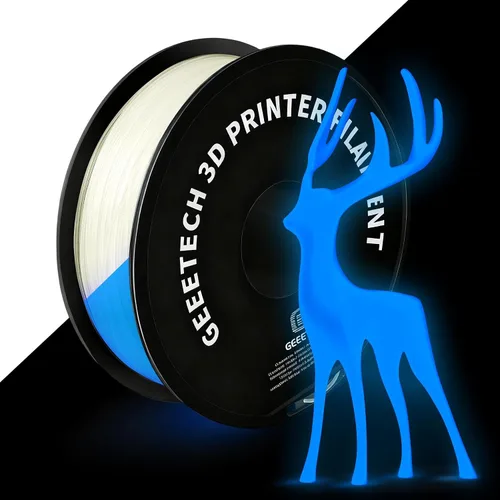 Vista 49 de GEEETECH Filamento PLA de seda plateado de 0.069 libras, filamento de seda brillante para impresora 3D, carrete de 2.2 libras, precisión dimensional
