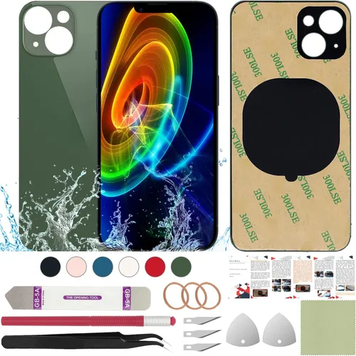 Vista 60 de Funda trasera de repuesto compatible con iPhone 8 de 4.7" + Herramientas profesionales (Gris espacial) Incluye herramientas profesionales, cinta