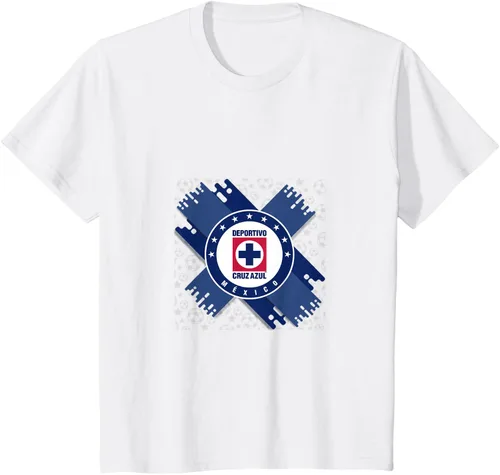 Vista 16 de Camiseta con logotipo de CAZ, Azul / Patchwork, S