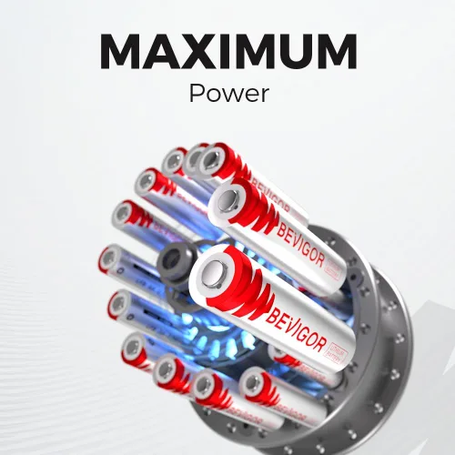 Vista 7 de BEVIGOR Paquete de 4 pilas de litio AAA, baterías de litio triple A, 1.5 V 1200 mAh pilas AAA de larga duración para linterna, juguetes, control