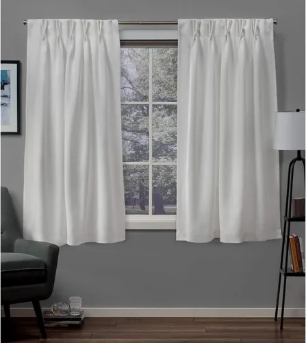Vista 19 de Cortinas Exclusive Home Curtains, par para panel, de satén Plata