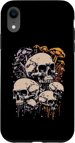 Vista 8 de iPhone 15 Shrooming Skull Fungi Mycology Hunter - Mushrooming Mushroom Case