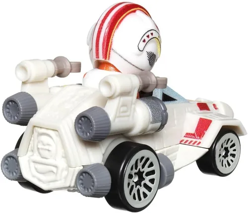 Vista 4 de Hot Wheels Racer Verse Luke Skywalker - Coche de juguete para niños a partir de 3 años Regalo para niños y coleccionistas, HKC07