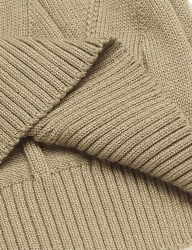 Vista 7 de COOFANDY Suéter de cuello alto para hombre, suéter de punto casual