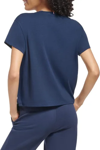 Vista 3 de Tommy Hilfiger Camiseta de manga corta con estampado en el pecho para mujer