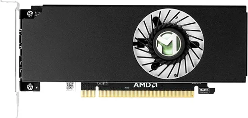 Vista 3 de MAXSUN AMD Radeon RX 550 4 GB GDDR5 Tarjeta gráfica de perfil bajo de factor de forma pequeño para computadora de juegos PC GPU ITX SFF HDPC 128