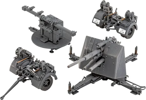Vista 3 de Revell 03325 3.5 in Flak 37 + Sd.ANH.202 1:72 Escala 1:72 Kit de modelado de plástico sin pintar