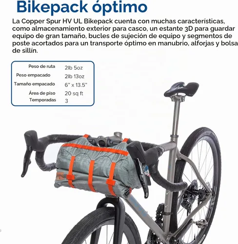 Vista 4 de Big Agnes Copper Spur HV Ultra Light Bikepack