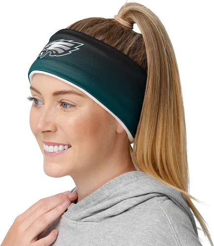 Vista 41 de FOCO Diadema de moda para mujer con logotipo de equipo de la NFL Gradiente impreso.