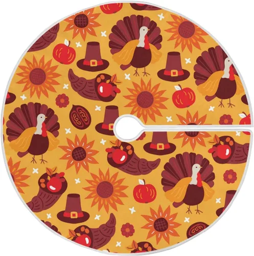 Vista 9 de Moudou Falda de árbol de Pascua, huevos de conejito de Pascua, falda de árbol de Navidad, tapete para decoración de interiores y exteriores