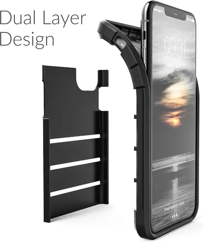 Vista 4 de Crave Funda para iPhone 11 Pro Max, funda de protección resistente resistente para Apple iPhone 11Pro Max (6.5 pulgadas), color negro