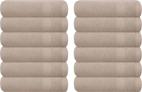 Vista 72 de GLAMBURG Juego de 2 Sábanas de Baño Extra Grandes de Algodón Premium de 700 GSM - 100% Algodón Peinado - 2 Sábanas de Baño 35x70 pulgadas - Calidad