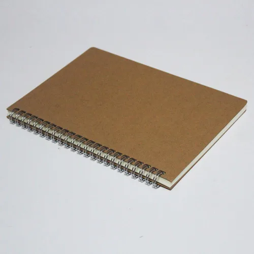 Vista 5 de YUREE Cuaderno de espiral/diario en espiral, cuaderno de tapa dura, 140 páginas (70 hojas) con rayas anchas, A5, 8.4 x 5.9 pulgadas