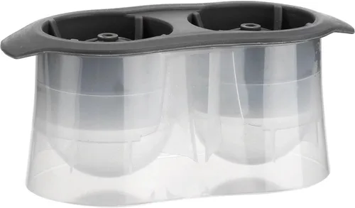 Vista 2 de Godinger Juego de 4 vasos de whisky con 2 moldes de bolas de hielo de whisky refrigerado
