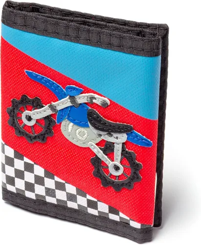 Vista 33 de Stephen Joseph, Billetera unisex para niños y niñas con diseños de apliques, cartera serigrafiada con bolsillo para monedas con cremallera, avión