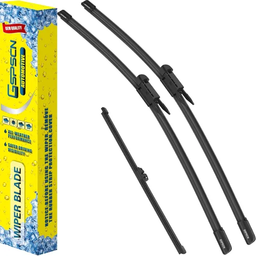 Vista 31 de GSPSCN 2 limpiaparabrisas de repuesto para Cooper R55, R56, R57, 2013, 2014, 2015, 19 + 18 pulgadas (juego de 2)