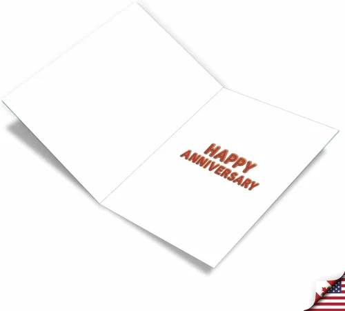 Vista 2 de The Best Card Company - Tarjeta jumbo del 10º aniversario con sobre (8.5 x 11 pulgadas) - Felicitaciones grandes por 10 años de matrimonio - Gran