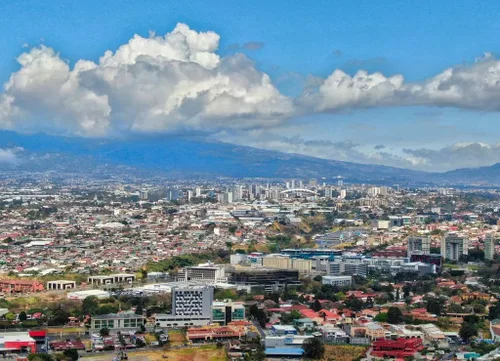 Vista 2 de Noah Jigsaw Puzzle Vista aérea de San José, Costa Rica desde Escazu 1000 Piezas