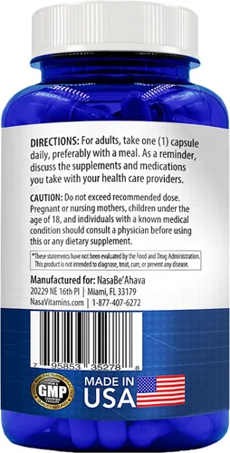 Vista 2 de Suplemento SAM-e extra fuerte El mismo S-adenosil-L-metionina 1000 mg por porción para suplemento de apoyo óseo y estado de ánimo, fabricado