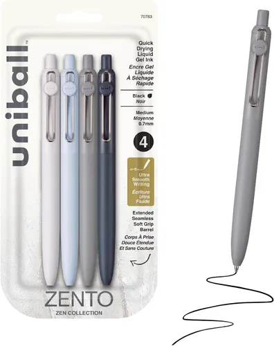 Vista 20 de Uniball™ Zento - Bolígrafos de gel, tinta negra, punta media de 0.03 in Bohemio
