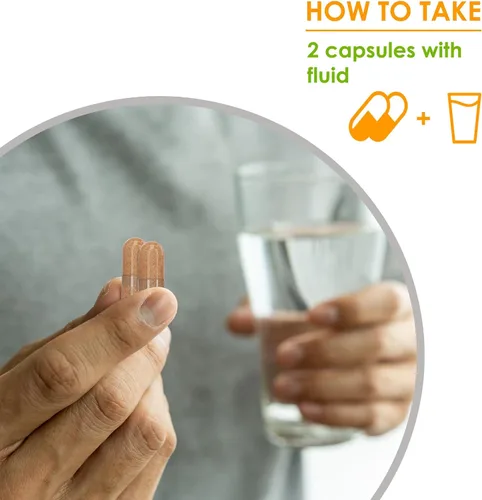 Vista 6 de VH Nutrition FoodBoost MAX 1300 mg Estimulante del apetito* Píldoras de aumento de peso* para hombres y mujeres Formulado con genciana, cúrcuma