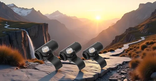 Vista 7 de Bastones de trekking, ajustable Flip Lock agarre de goma negro bastones de trekking bloqueo externo para senderismo mochilero bastones de trekking