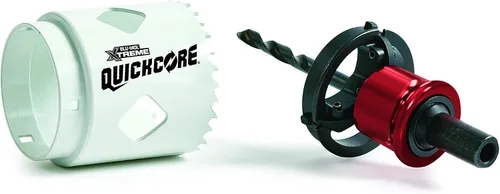 Vista 21 de Disston QUICKCORE - Juego de 13 piezas - sierras de agujero de 3/4", 7/8", 1 1/8", 1-3/8", 1-1/2", 1-3/4", 2", 2 1/8" y 2-1/2" y eje de cambio