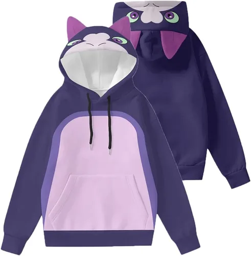 Vista 3 de TOH King - Sudadera con capucha de anime para cosplay