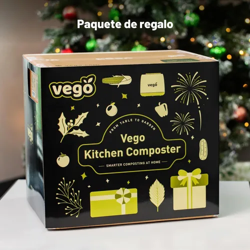 Vista 8 de Vego Compostador de Cocina, Compostador Eléctrico de Mostrador 4L, 5 Modos, Contenedor de Compost Inteligente Basado en Peso con App, Sin Olor