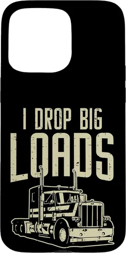Vista 31 de I Drop Big Loads Semi Truck Truck Driver Trucker - Funda de regalo para iPhone 17