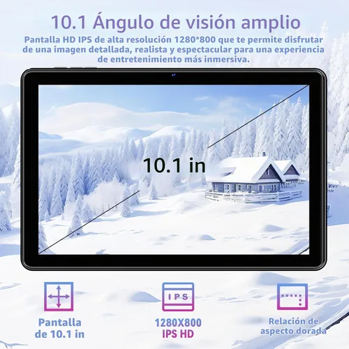 Vista 6 de Tabletas de 10 pulgadas, Android 15 GMS con 18 GB de RAM+128 GB Android 15 OS Gemini AI Google GMS Certificado 18GB RAM 128GB ROM T310 Octa-Core