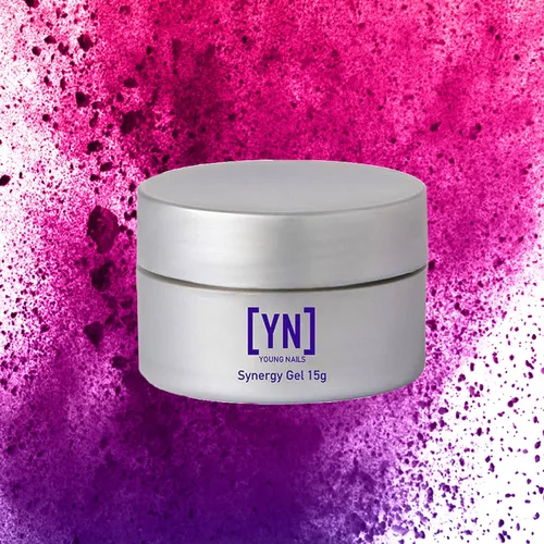 Vista 3 de Young Nails Gel de construcción Synergy, transparente, 0.53 oz